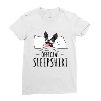 Boston Terrier Dog Lovers Sleepshirt Gift Apparel Ladies Fitted T-shirt | Artistshot