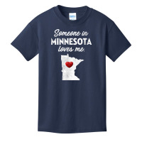 Someone In Minnesota Loves Me   Minnesota Shirt Mn T Shirt Basic Youth T-shirt | Artistshot