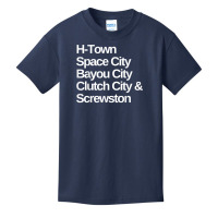 Houston Nicknames Texas T Shirt Basic Youth T-shirt | Artistshot