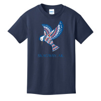 Skagway Alaska Kingfisher Native American Indian Bird Art T Shirt Basic Youth T-shirt | Artistshot