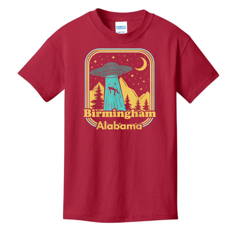 Birmingham Alabama Ufo Alien Hunter Ironic 80s State Pride T Shirt Basic Youth T-shirt by gillanbepicaia | Artistshot