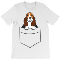 Basset Hound Puppy Basset Hound In A Pocket T-shirt | Artistshot