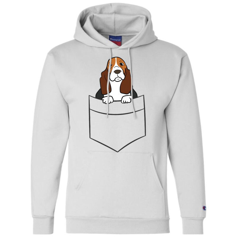 Basset Hound Puppy Basset Hound In A Pocket Champion Hoodie | Artistshot