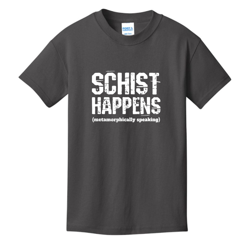 Funny Geologist Schist Happens Teacher Professor Shirt Basic Youth T-shirt by HUUY | Artistshot