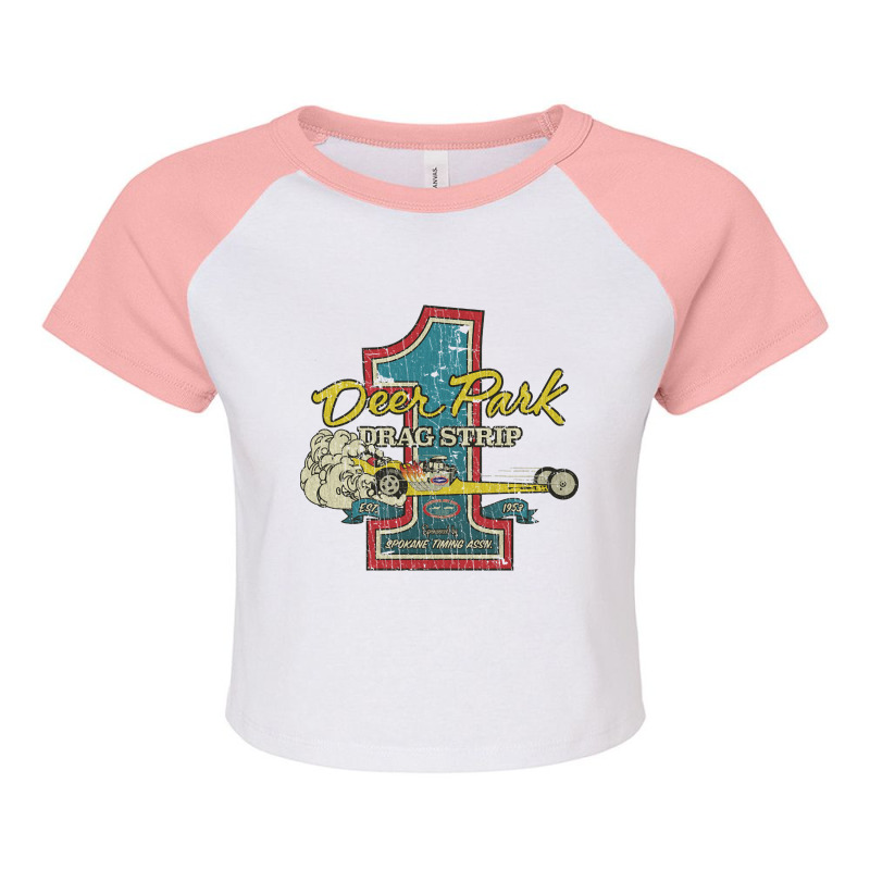 Deer Park Drag Strip 1953 Raglan Crop Top by poppyallen | Artistshot