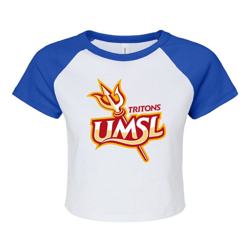 Umsl Of Tritons Classic Raglan Crop Top by PamelaJeanBrink | Artistshot