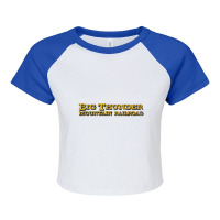 Big Thunder Mountain Railroad Raglan Crop Top | Artistshot