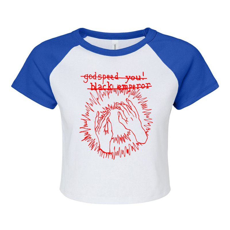 Godspeed You! Black Emperor Raglan Crop Top by poppyallen | Artistshot