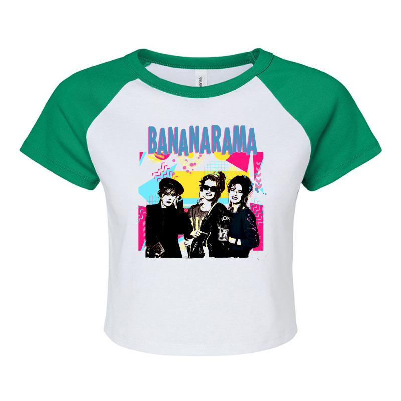 Bananarama Raglan Crop Top by cm-arts | Artistshot