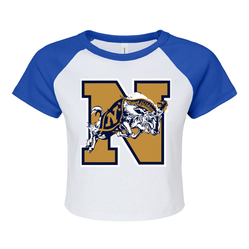 Us Naval Academy Athletic ,navi Raglan Crop Top by cm-arts | Artistshot