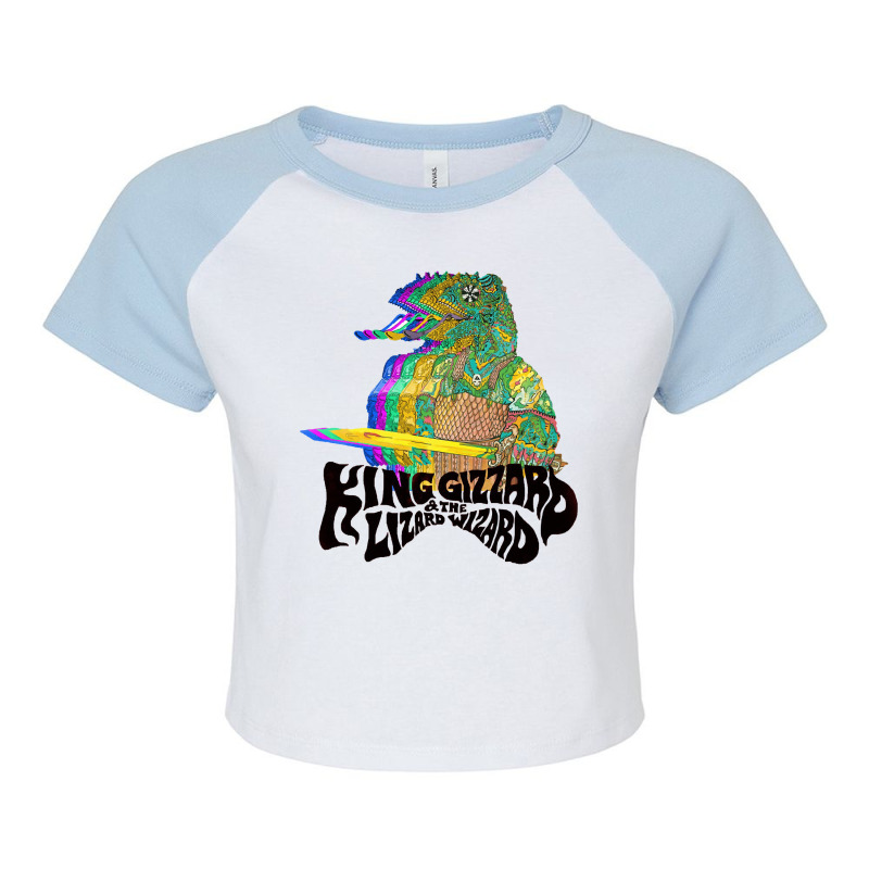 Fast-track Your King Gizzard And The Lizard Wizard Raglan Crop Top by AnitaKovich | Artistshot