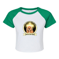 All I Need Is God And My American Cocker Spaniel Raglan Crop Top | Artistshot