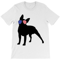 Boston Terrier Dog Usa 4th Of July American T-shirt | Artistshot