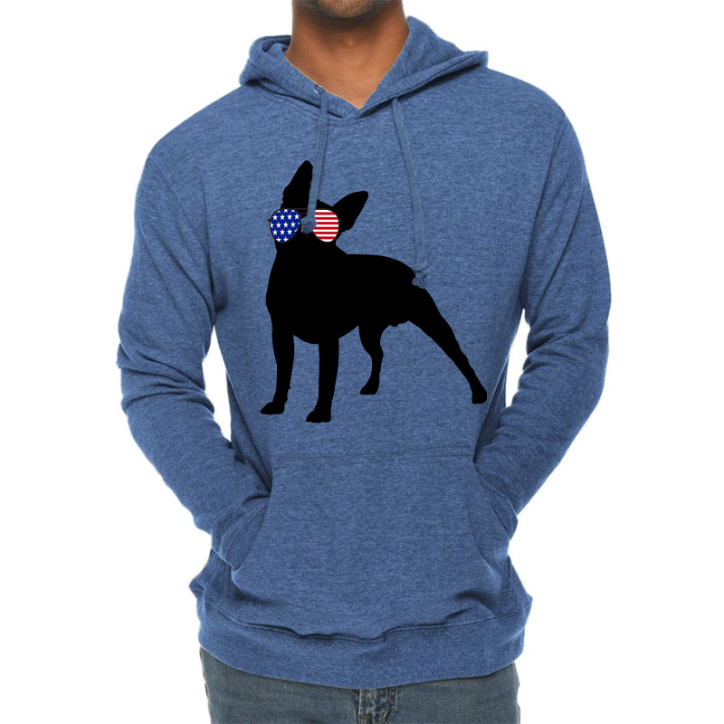 Boston Terrier Dog Usa 4th Of July American Lightweight Hoodie | Artistshot