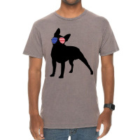 Boston Terrier Dog Usa 4th Of July American Vintage T-shirt | Artistshot