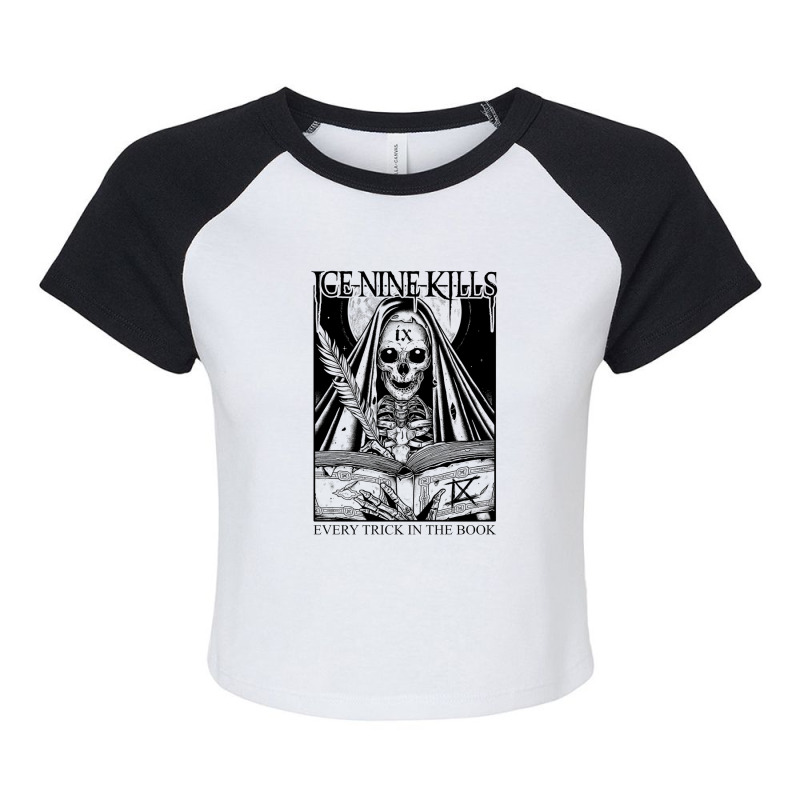 Its Scream Song Raglan Crop Top by bakurujak | Artistshot