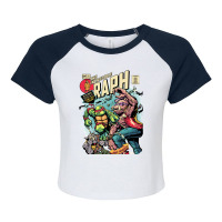 Incredible Raph Classic Raglan Crop Top | Artistshot