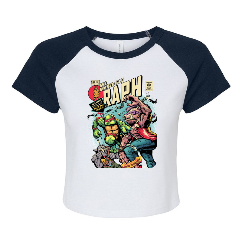 Incredible Raph Classic Raglan Crop Top by cm-arts | Artistshot