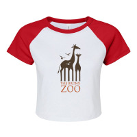 The Bronx Zoo Raglan Crop Top | Artistshot