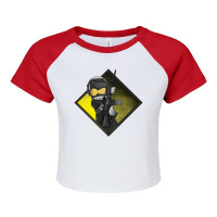 Madness Combat Aahw Engineer Grunt Art Raglan Crop Top | Artistshot