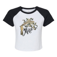 Arcade Fire Funeral Raglan Crop Top | Artistshot