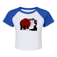 Character Animated Mugen Jin Gifts Women Raglan Crop Top | Artistshot