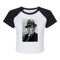 Cartoon Character James Cagney Men Women Raglan Crop Top | Artistshot