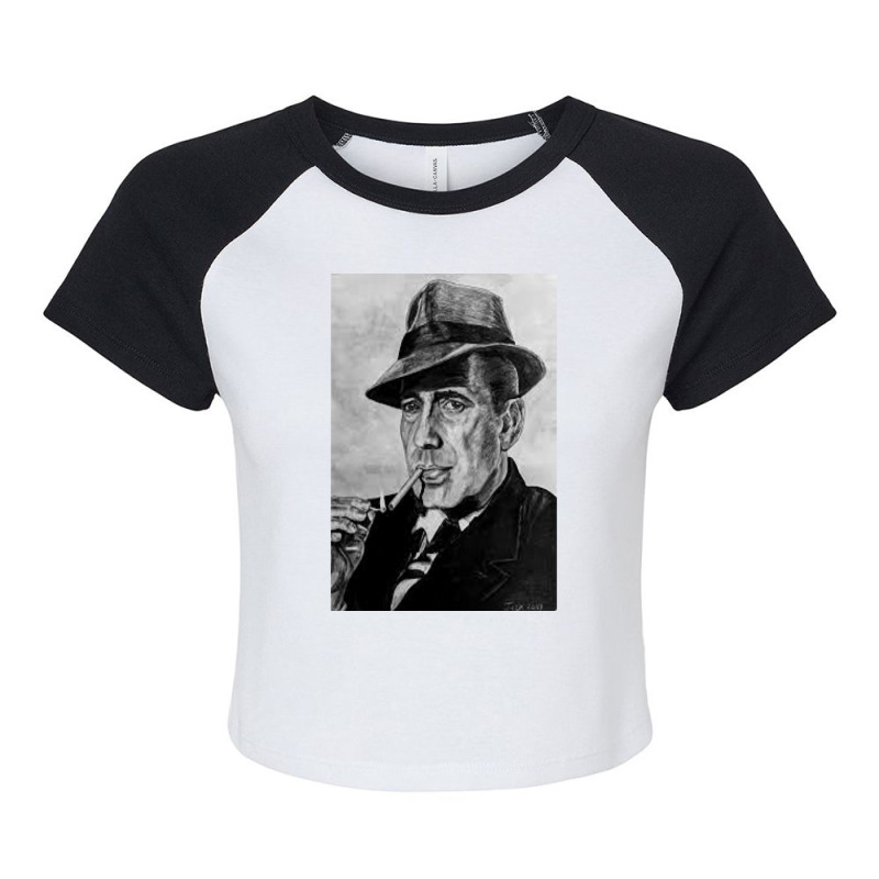 Cartoon Character James Cagney Men Women Raglan Crop Top by ArtistChaya | Artistshot