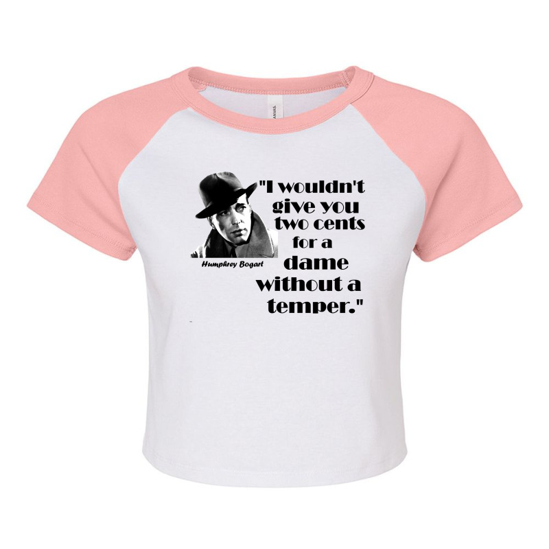 Playing  James Cagney Men Women Raglan Crop Top by ArtistChaya | Artistshot