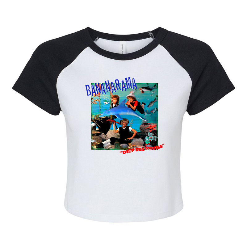 Retro  Musician Man Mens Womens Raglan Crop Top by Artist-Taniya | Artistshot