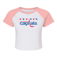 Capitals Merch Classic Raglan Crop Top | Artistshot