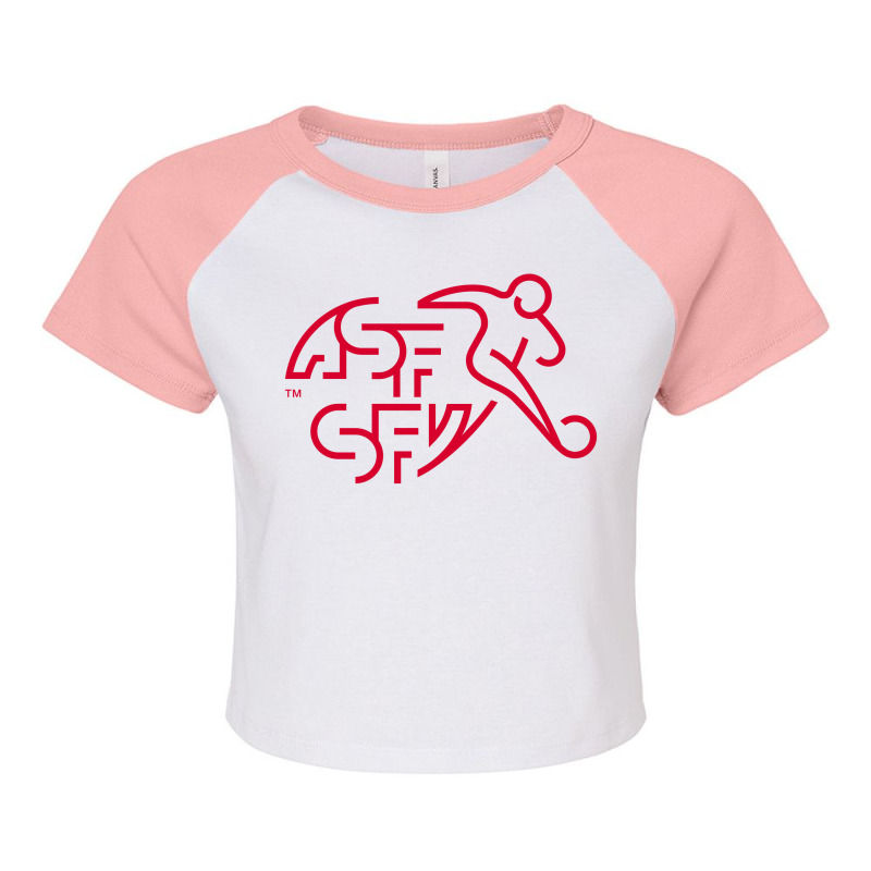 Sfv Swiss Football Raglan Crop Top by cm-arts | Artistshot