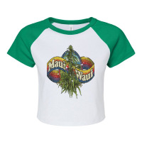 Maui Waui Infinite Rainbow, Maui Waui Infinite Rainbow Vintage, Maui W Raglan Crop Top | Artistshot