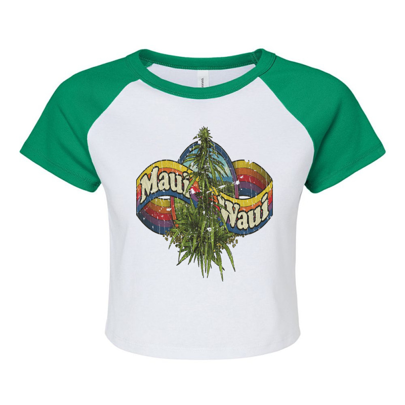 Maui Waui Infinite Rainbow, Maui Waui Infinite Rainbow Vintage, Maui W Raglan Crop Top by SHPOPO12 | Artistshot