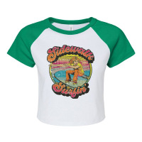 Sidewalk Surfing, Sidewalk, Surfing, The Sidewalk Surfing, Sidewalk Su Raglan Crop Top | Artistshot