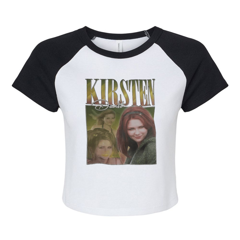 Kirsten Dunst, The Kirsten Dunst, Kirsten, Dunst, Kirsten Dunst Art, K Raglan Crop Top by SHOPWINHS | Artistshot