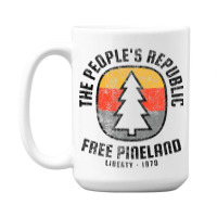 American Marauder Free Pineland Camping Badge 3 15 Oz Coffee Mug | Artistshot