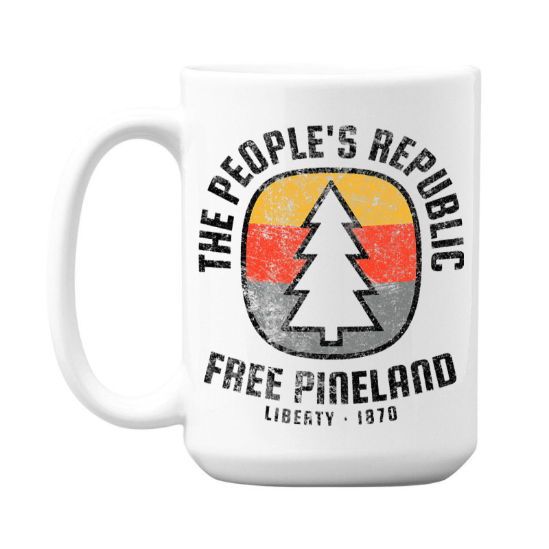 American Marauder Free Pineland Camping Badge 3 15 Oz Coffee Mug | Artistshot