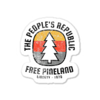 American Marauder Free Pineland Camping Badge 3 Sticker | Artistshot