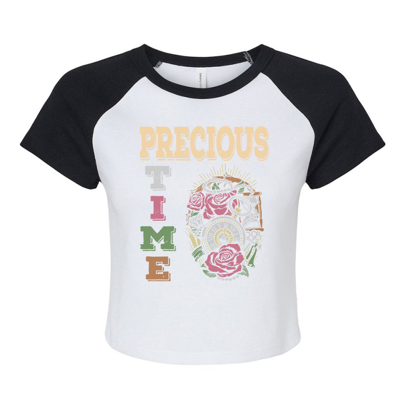 Precious Time Management T  Shirt Precious Time T  Shirt Raglan Crop Top by endercovet | Artistshot