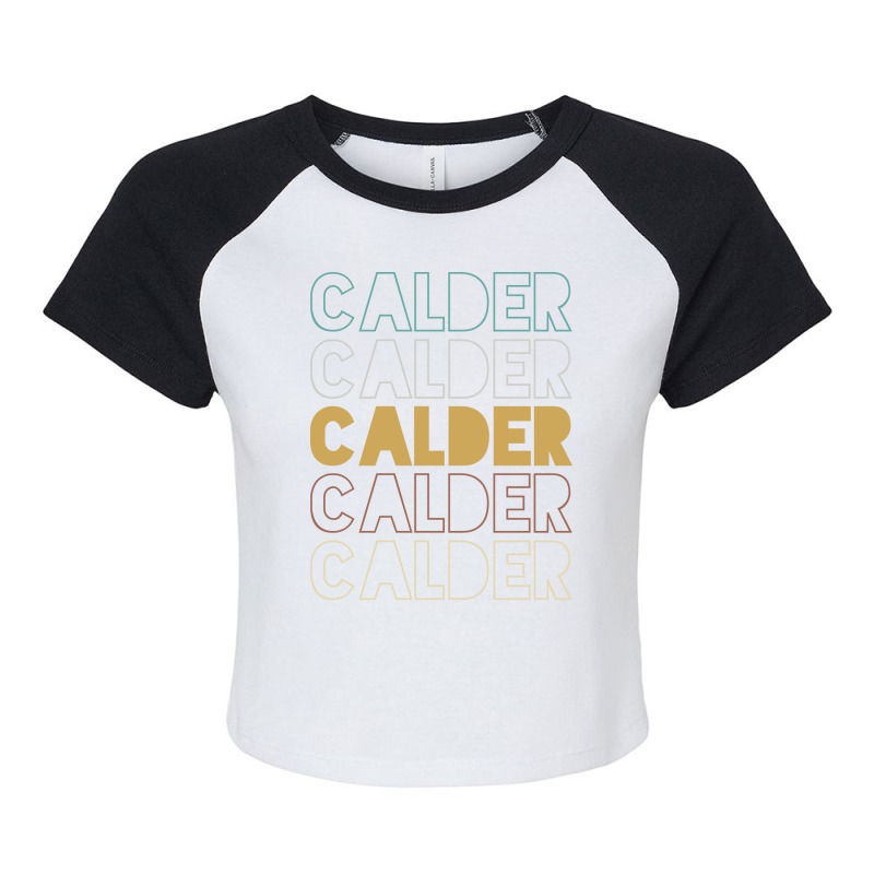 Calder Calder Calder Calder Calder Raglan Crop Top by Topseller | Artistshot