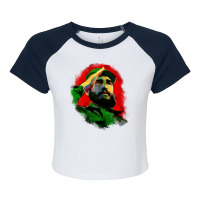 Fidel Castro Pullover Hoodie Raglan Crop Top | Artistshot