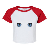 Hypnotic Eyes Raglan Crop Top | Artistshot