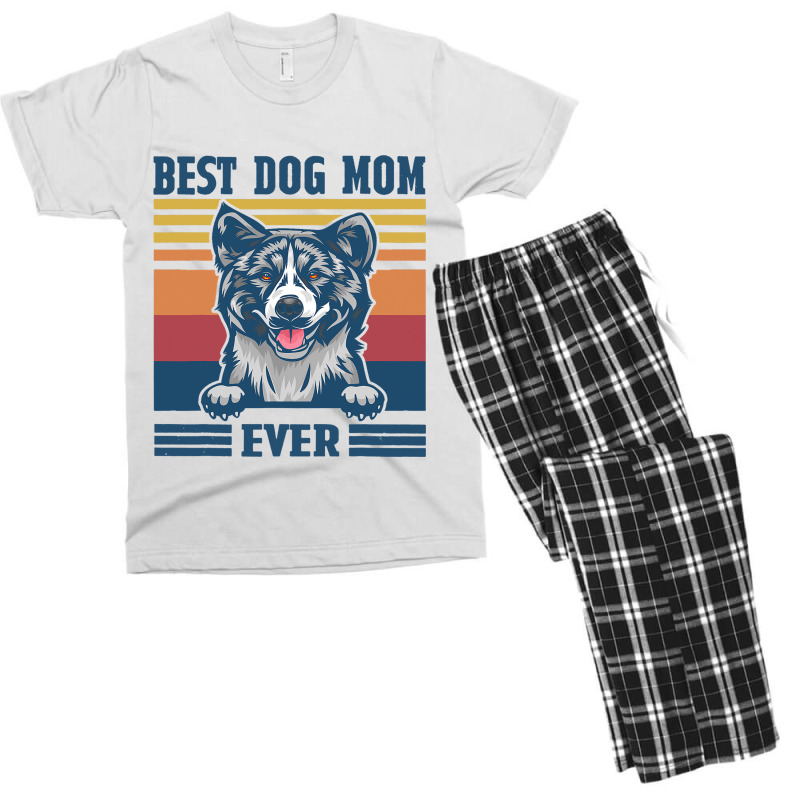 Best Akita Mom Ever Funny Dog Mom Mothers Day Gift Men's T-shirt Pajama Set | Artistshot