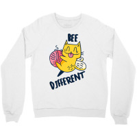 Beeekeepers Bee Different Saying Cats Beekeeping C Crewneck Sweatshirt | Artistshot