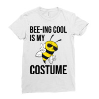 Beeing Cool Is My Costume Bee Beekeeping Halloween Ladies Fitted T-shirt | Artistshot