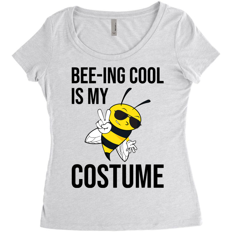 Beeing Cool Is My Costume Bee Beekeeping Halloween Women's Triblend Scoop T-shirt | Artistshot