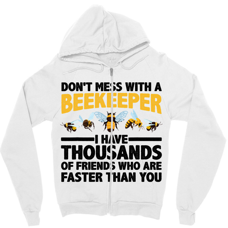 Beekeeper Art Men Women Beekeeping Honeybee Beehiv Zipper Hoodie | Artistshot