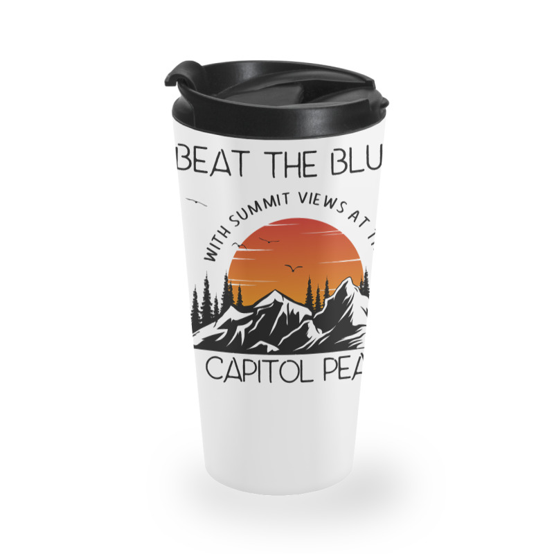 Capitol Peak Hiking And Mountain Climbing Trails Travel Mug | Artistshot