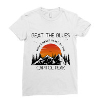 Capitol Peak Hiking And Mountain Climbing Trails Ladies Fitted T-shirt | Artistshot